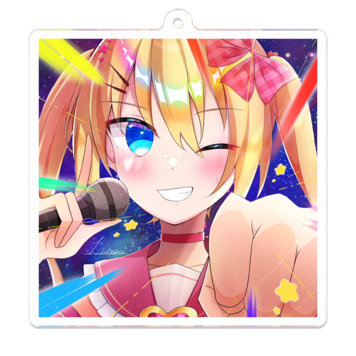 アクリルキーホルダー - 70 x 70 (mm)