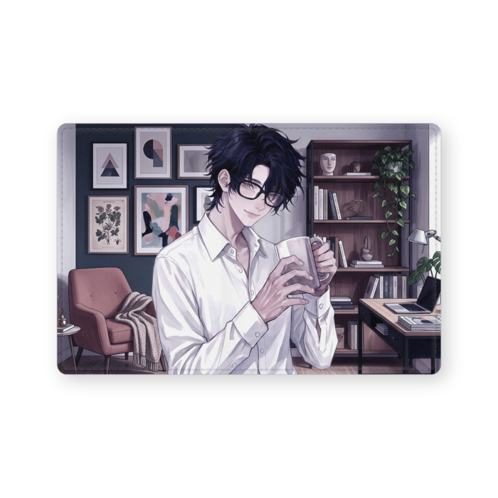 レザー製名刺入れ - 102 x 72 (mm)