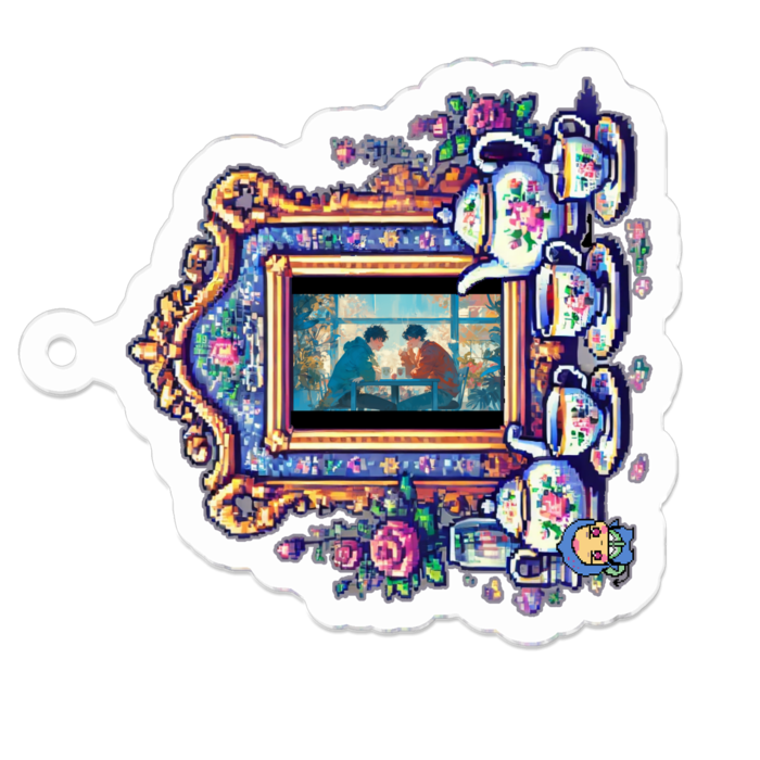 アクリルキーホルダー - 50 x 50 (mm)