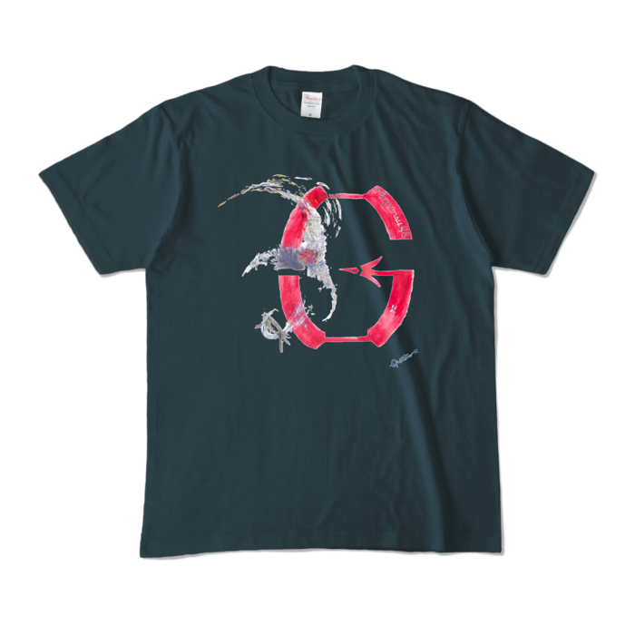 カラーTシャツ - M - デニム (濃色)