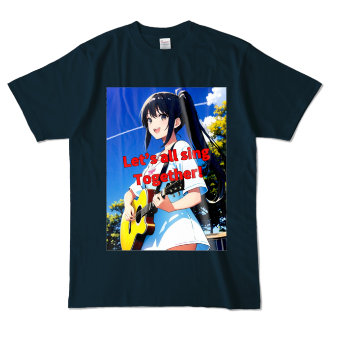 カラーTシャツ - L - ネイビー (濃色)