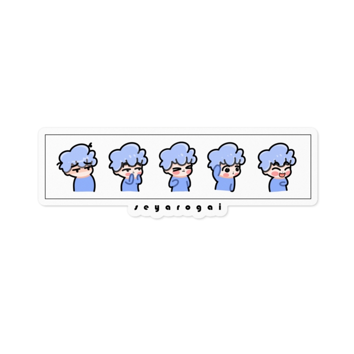 ステッカー - 100 x 100 (mm)