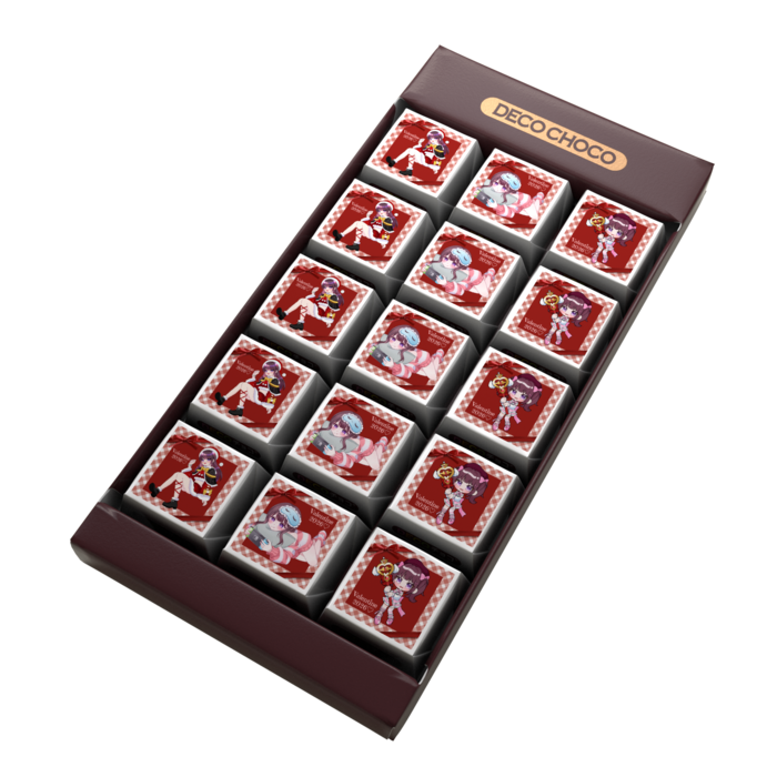 DECOチョコ ③クリスマス・寝そべり・魔法少女