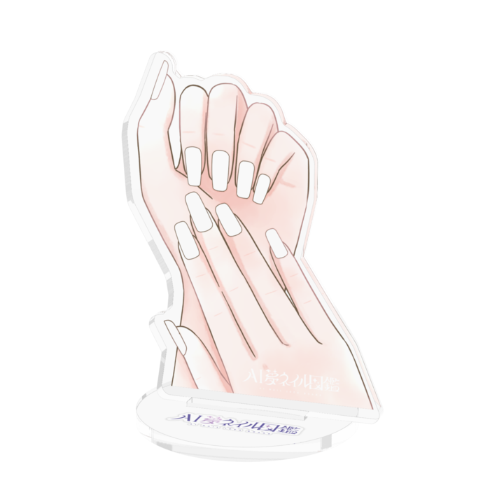 イラストネイルプレート(ブルーベース)