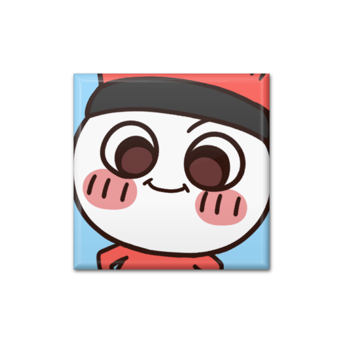 缶バッジ - 四角形40mm