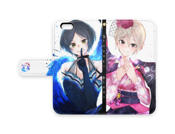 手帳型iPhoneケース - iPhone 6 / 6s - ストラップ穴 あり