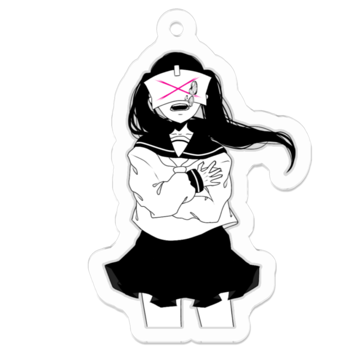 アクリルキーホルダー（コーティング） - 50 x 50 (mm)