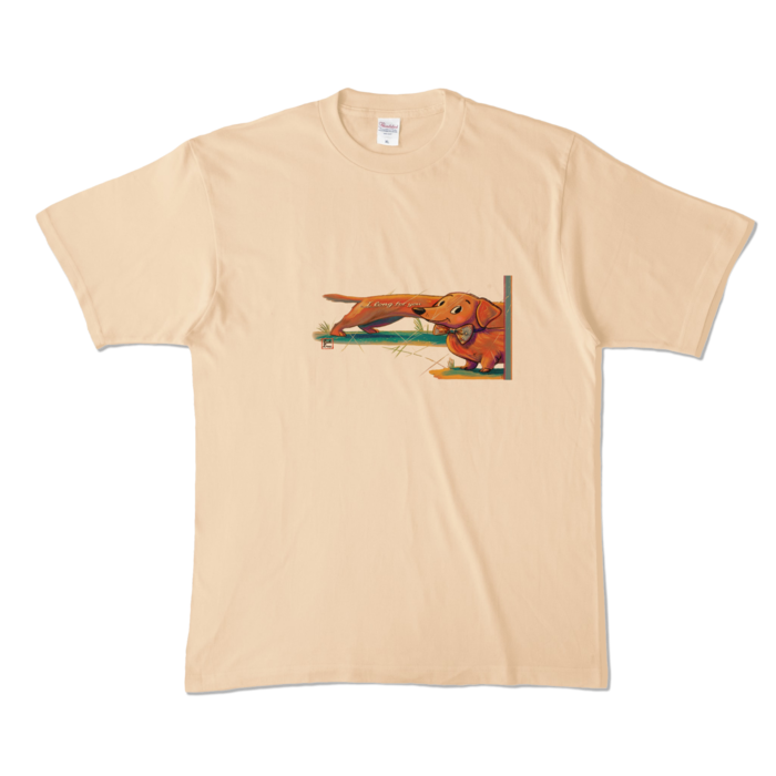 カラーTシャツ - XL - ナチュラル (淡色)