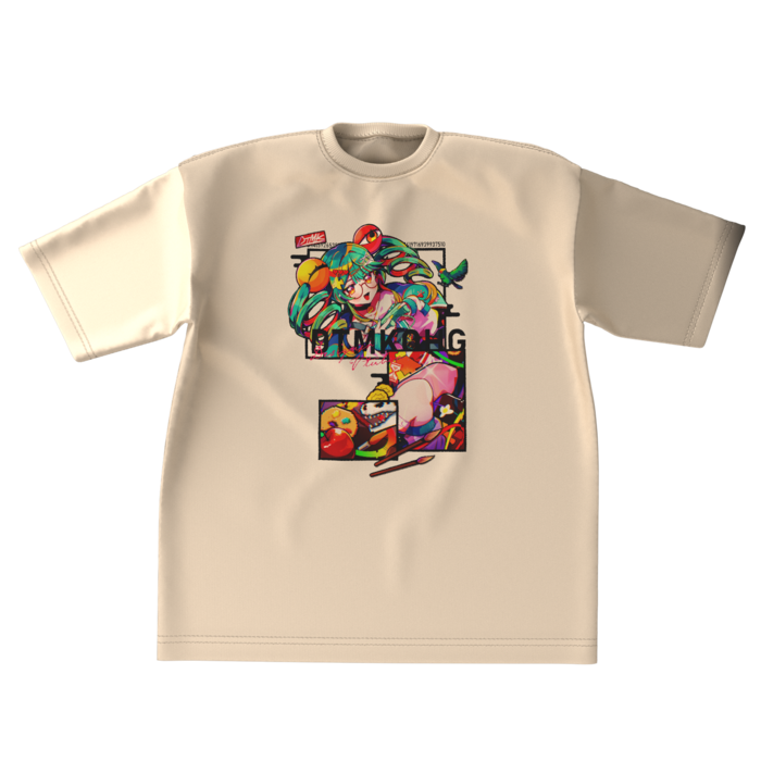 ビッグシルエットTシャツ - XL - 正面