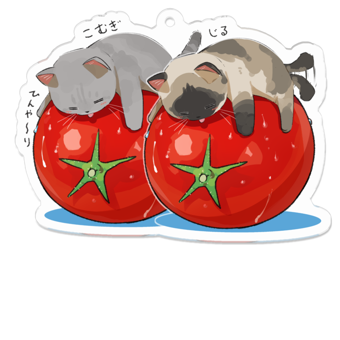 アクリルキーホルダー - 70 x 70 (mm)