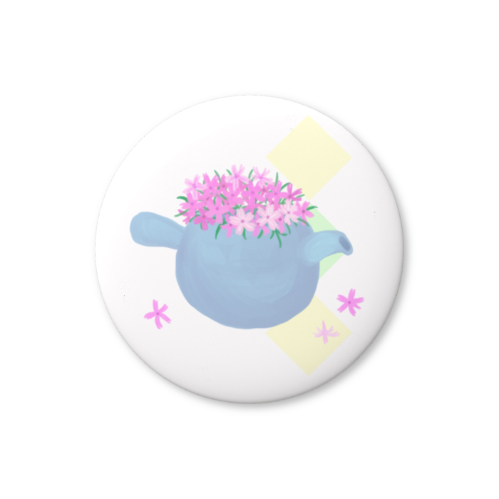 缶バッジ（バリュー）「芝桜」 - 32mm(19)