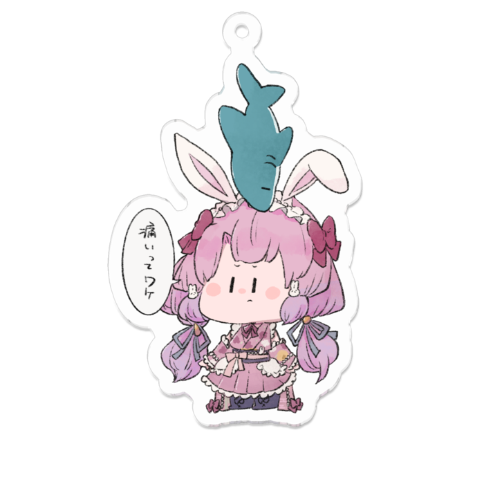 アクリルキーホルダー（コーティング） - 70 x 70 (mm)