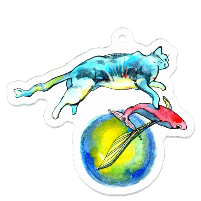 アクリルキーホルダー - 50 x 50 (mm)
