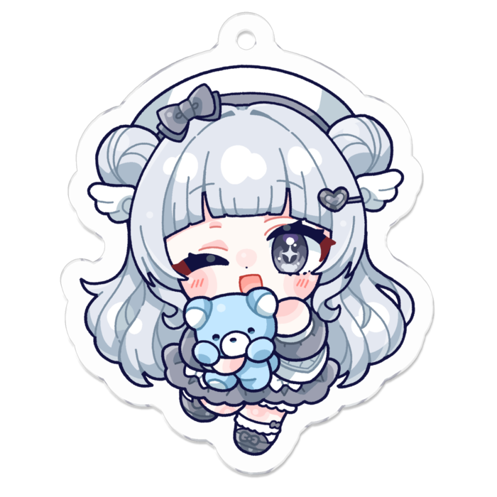 アクリルキーホルダー - 50 x 50 (mm)