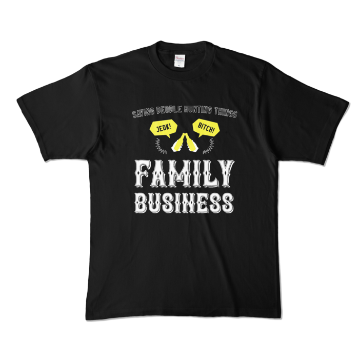 カラーTシャツ - XL - ブラック (濃色)