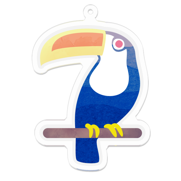 アクリルキーホルダー - 70 x 70 (mm)