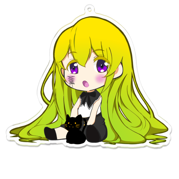 アクリルキーホルダー - 100 x 100 (mm)