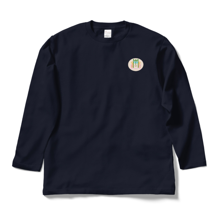 ロングスリーブTシャツ - L - ネイビー