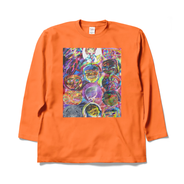 ロングスリーブTシャツ - XL - オレンジ