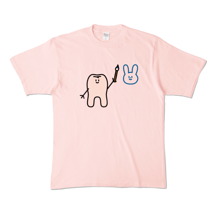 カラーTシャツ - XL - ライトピンク (淡色)