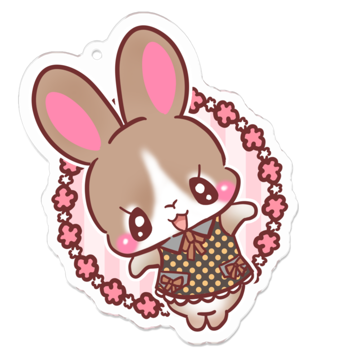 アクリルキーホルダー - 70 x 70 (mm)