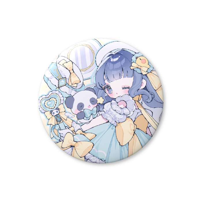 魔法少女缶バッジ 56mm