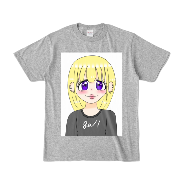 カラーTシャツ - S - 杢グレー (濃色)