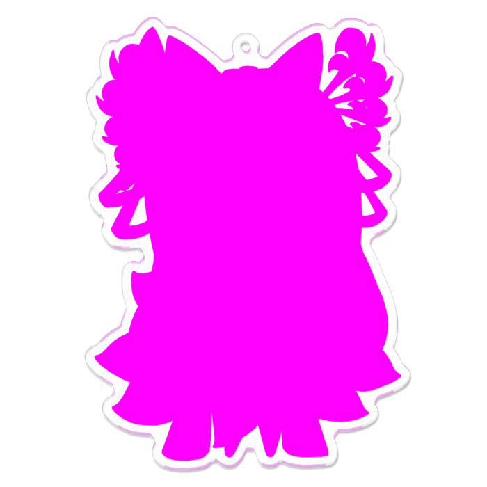 アクリルキーホルダー - 100 x 100 (mm)