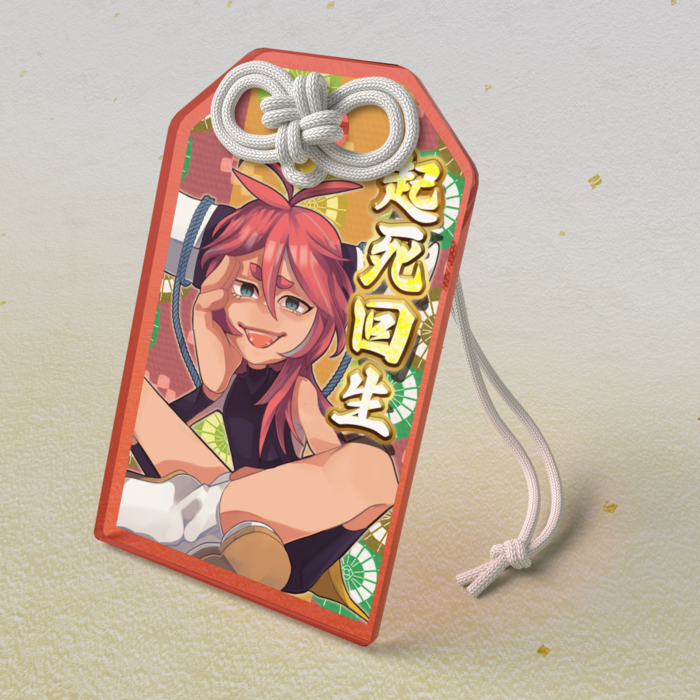 アクリルお守り - 50 × 80mm