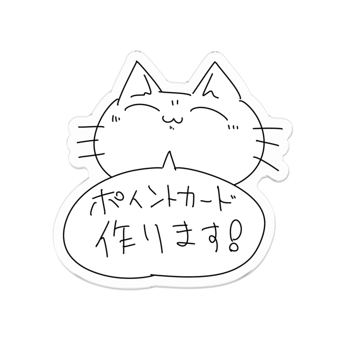 アクリルバッジ - 50 x 50 (mm)