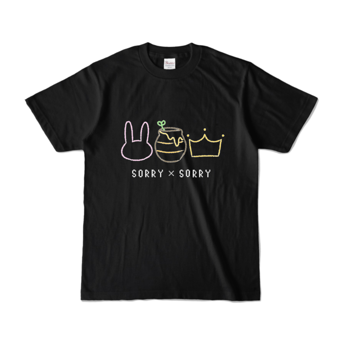 カラーTシャツ - S - ブラック (濃色)