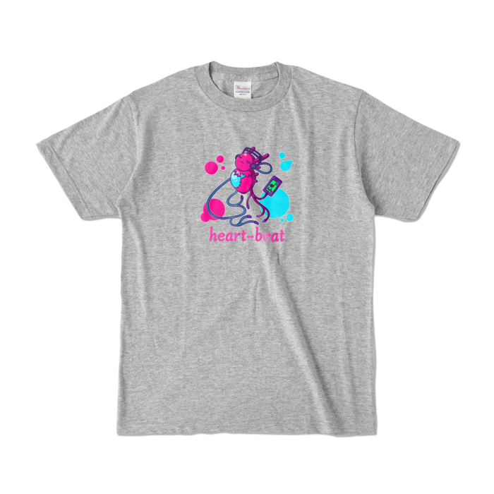 カラーTシャツ - S - 杢グレー (濃色)