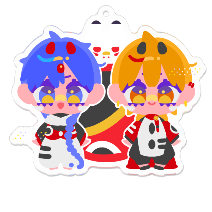 アクリルキーホルダー - 70 x 70 (mm)
