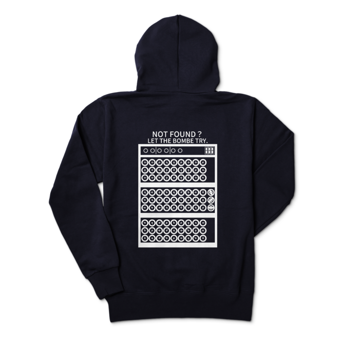 ジップパーカー - M - ネイビー