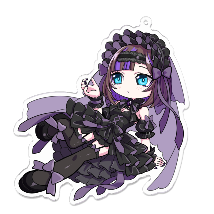 アクリルキーホルダー - 100 x 100 (mm)