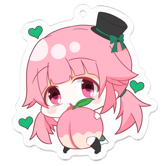 アクリルキーホルダー - 50 x 50 (mm)