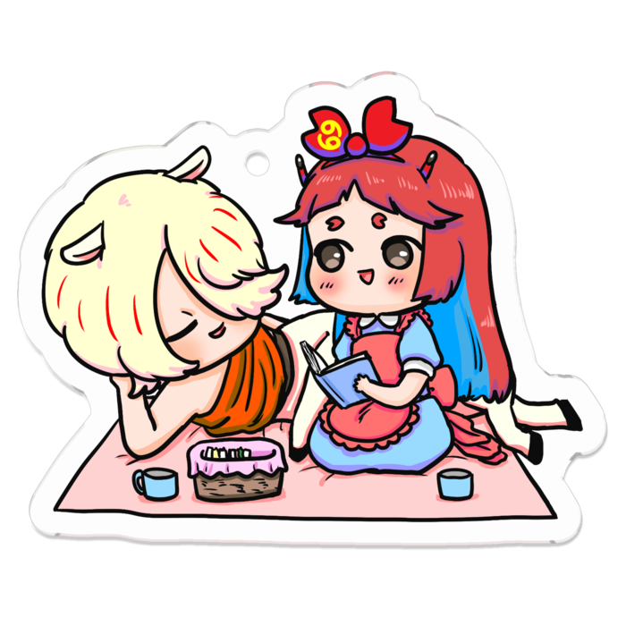 アクリルキーホルダー - 50 x 50 (mm)