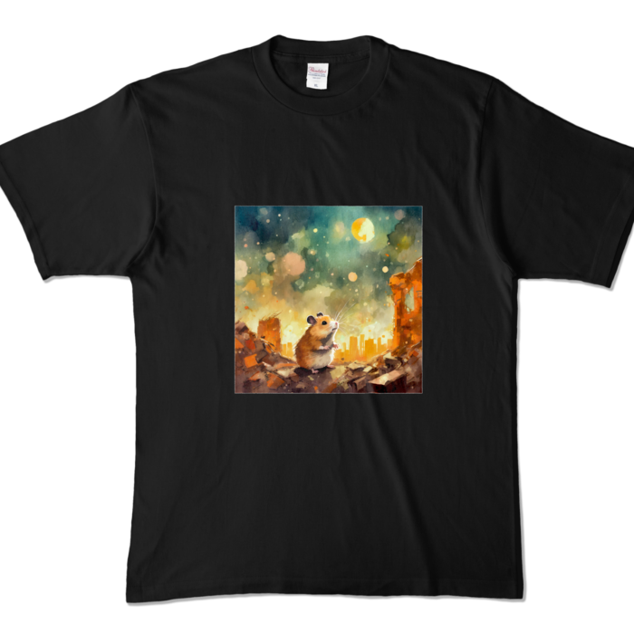 カラーTシャツ - XL - ブラック (濃色)