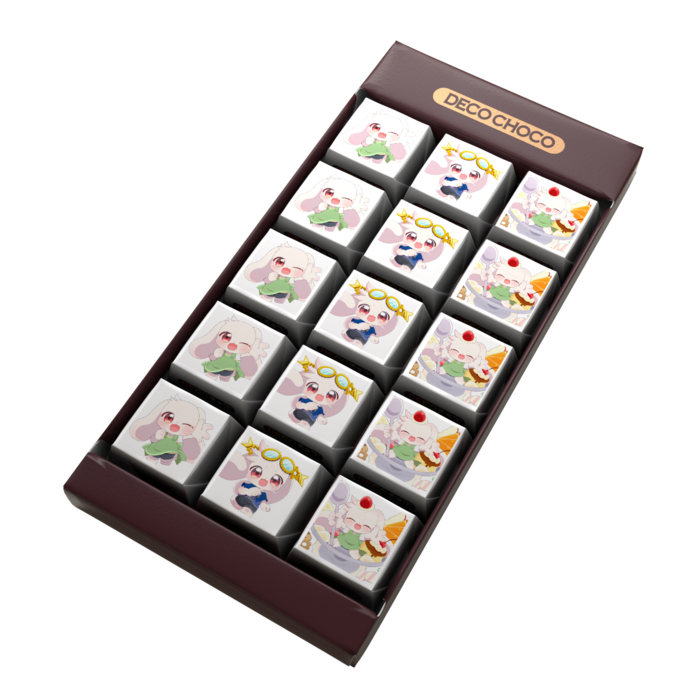 DECOチョコ - 列ごとにデザイン