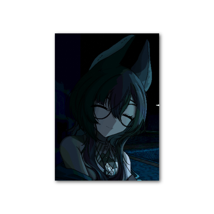 モルテ　カード　にっこり