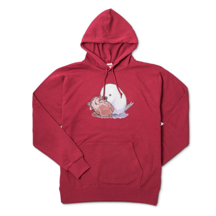 パーカー - XL - バーガンディ