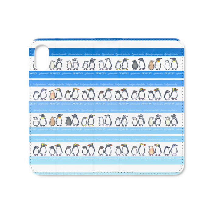 手帳型iPhoneケース（ベルトなし） - iPhone XS / X - ストラップ穴 なし