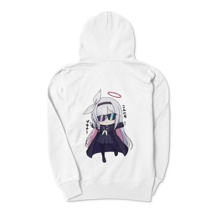 ジップパーカー - S - ホワイト