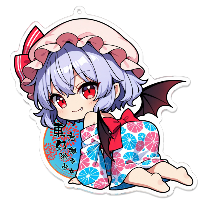 アクリルキーホルダー - 100 x 100 (mm)