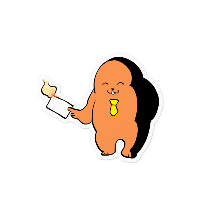 ステッカー - 100 x 100 (mm)