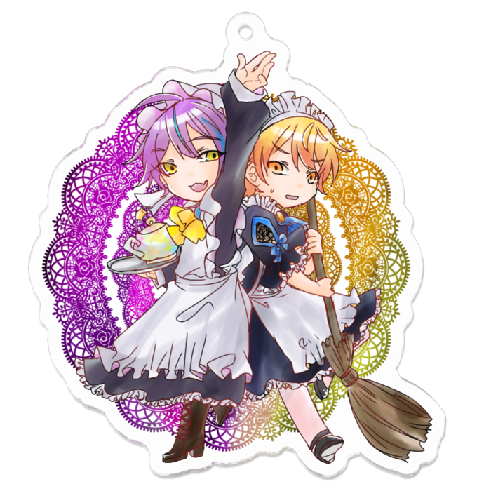 アクリルキーホルダー - 70 x 70 (mm)