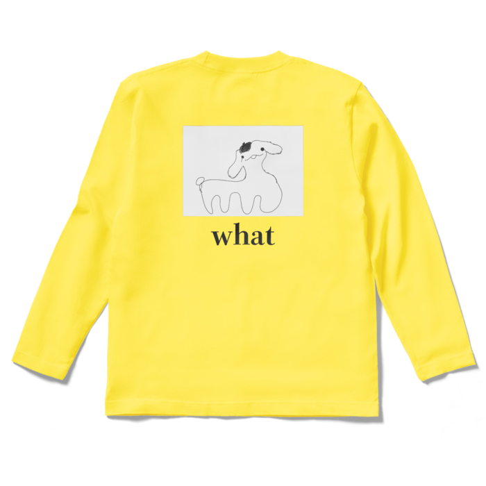 ロングスリーブTシャツ - S - イエロー
