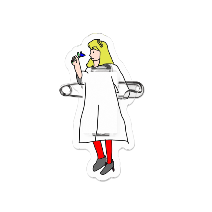 アクリルバッジ - 50 x 50 (mm)