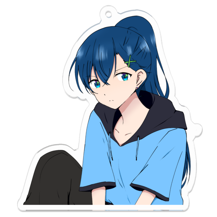 アクリルキーホルダー（コーティング） - 70 x 70 (mm)