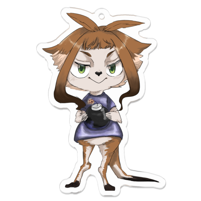 アクリルキーホルダー - 70 x 70 (mm)